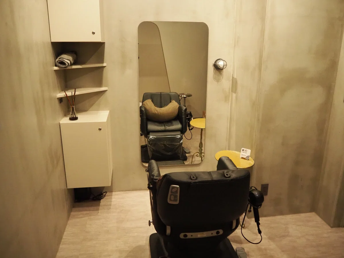 新倉さんの施術部屋