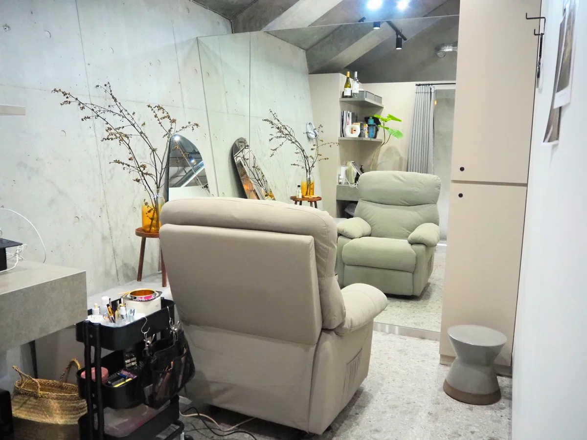 森本さんの施術部屋