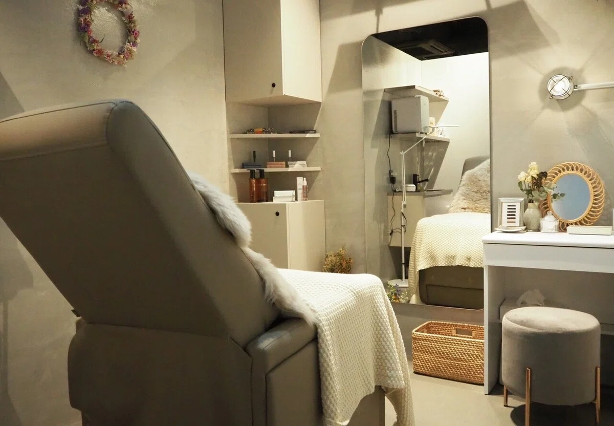 橋本さんの施術部屋